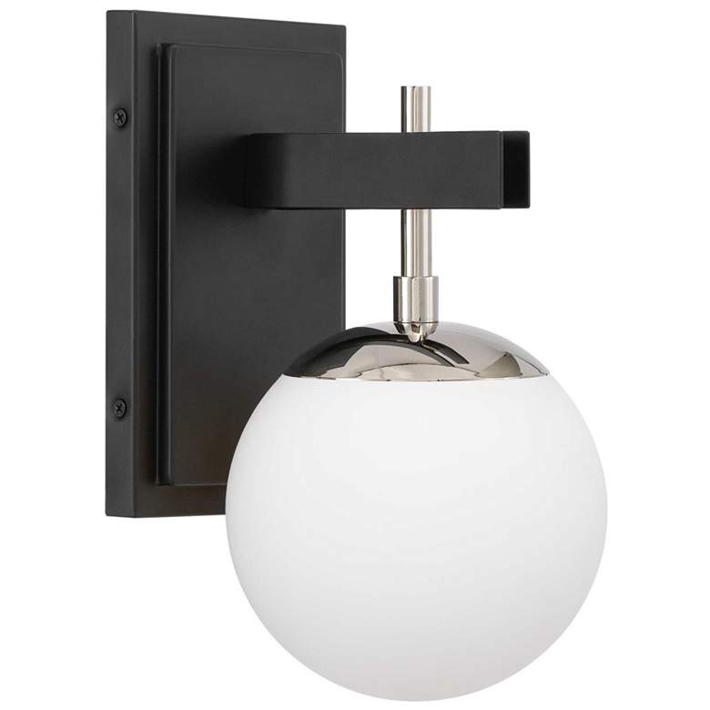 Image 5 Allie 1-Lt Bath - Black/Polished Nickel more views