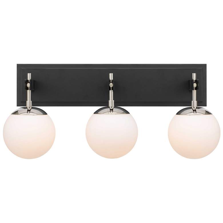 Image 3 Allie 2-Lt Bath - Black/Polished Nickel more views
