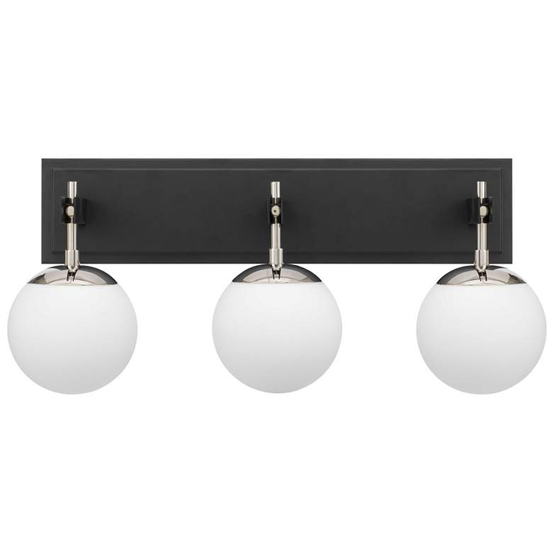 Image 4 Allie 3-Lt Bath - Black/Polished Nickel more views