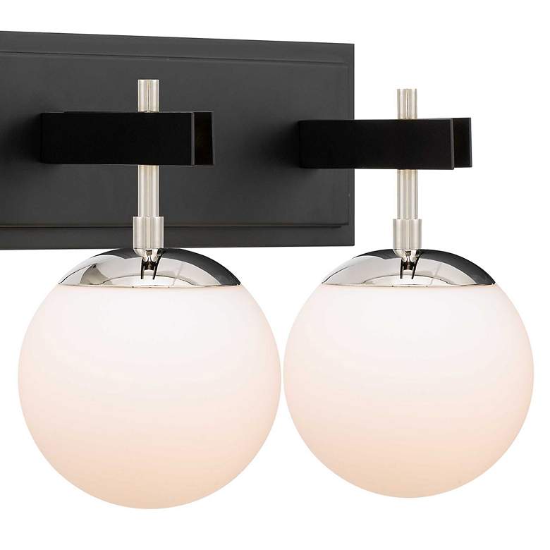 Image 5 Allie 4-Lt Bath - Black/Polished Nickel more views