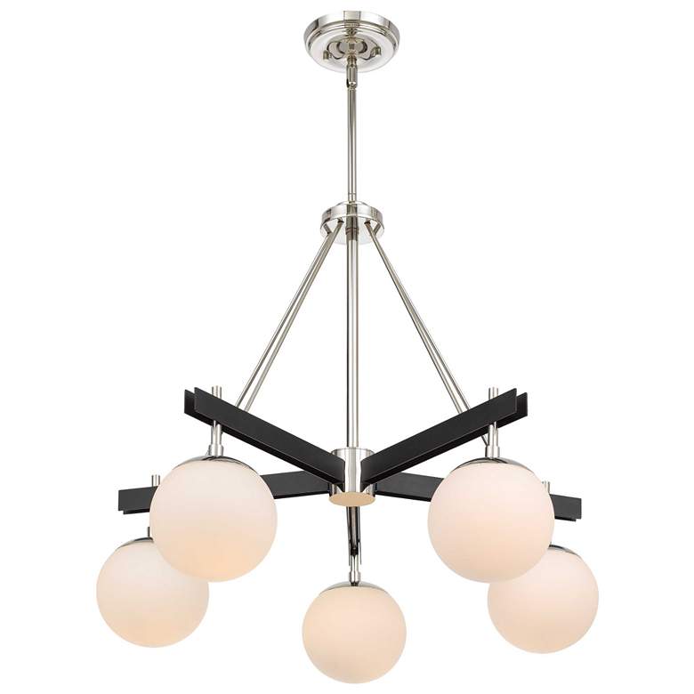 Image 4 Allie 5-Lt Chandelier - Polished Nickel more views