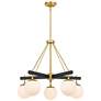 1_Allie 5-Lt Chandelier - Satin Brass