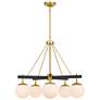 2_Allie 5-Lt Chandelier - Satin Brass more views