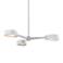 Allisio 35 1/2" Wide Textured White 3-Light Pendant Light