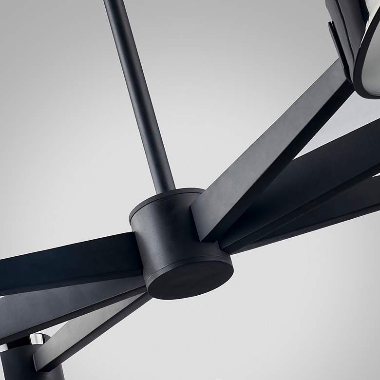 Image 5 Allisio 49" Wide Black and Chrome 5-Light Pendant Light more views