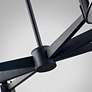 5_Allisio 49" Wide Black and Chrome 5-Light Pendant Light more views