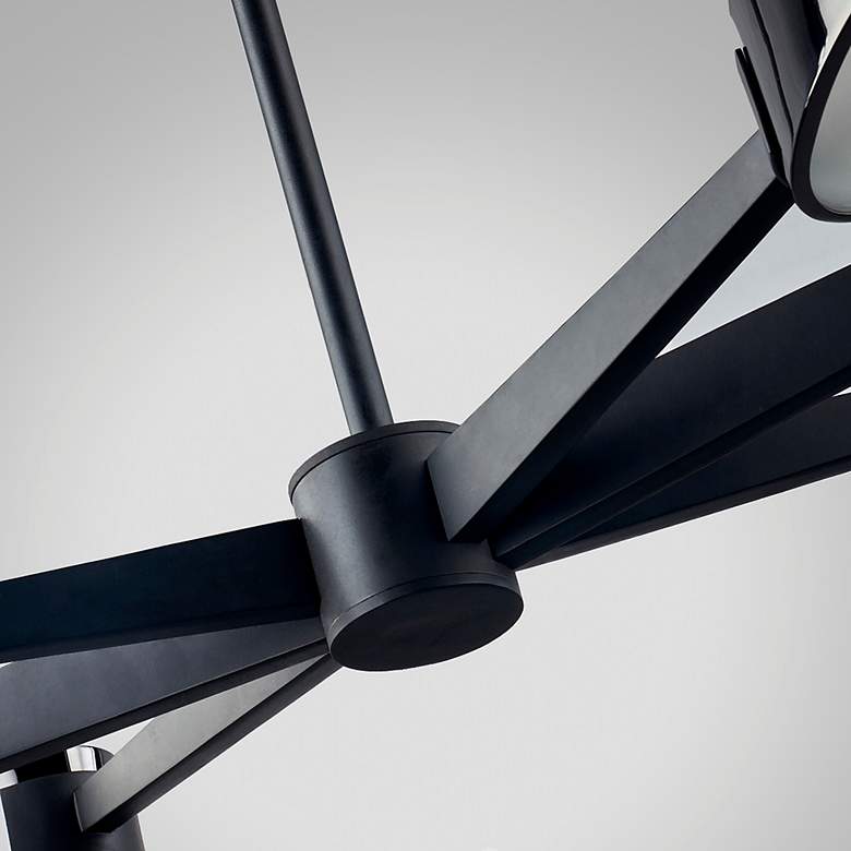 Image 4 Allisio 49"W Black and Chrome 6-Light Island Pendant Light more views