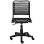 1_Allison Black and Steel Swivel Low Back Office Chair