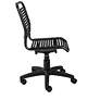 7_Allison Black and Steel Swivel Low Back Office Chair more views