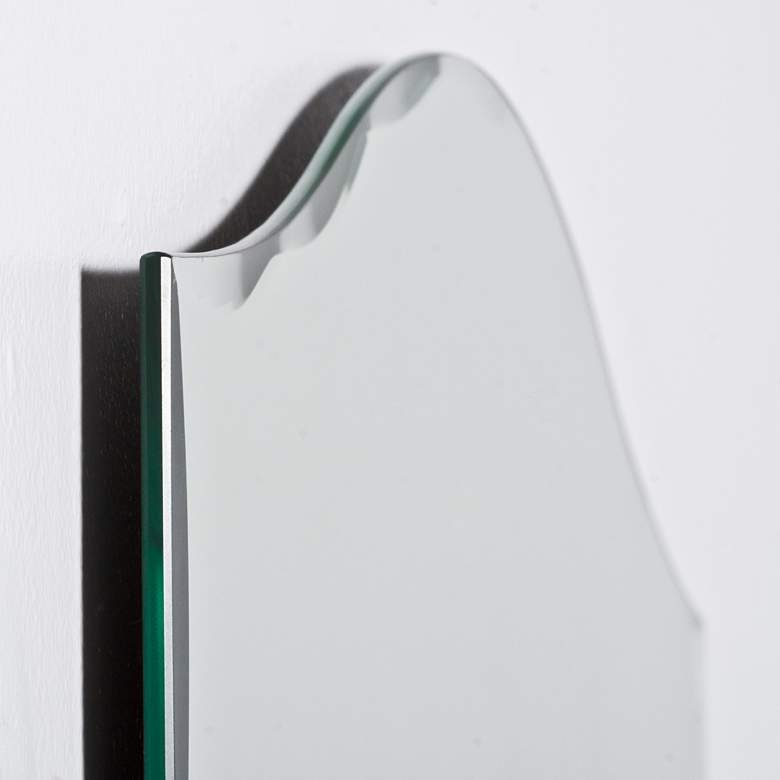 Image 4 Allison Modern 23 1/2" x 31 1/2" Arched Wall Mirror more views