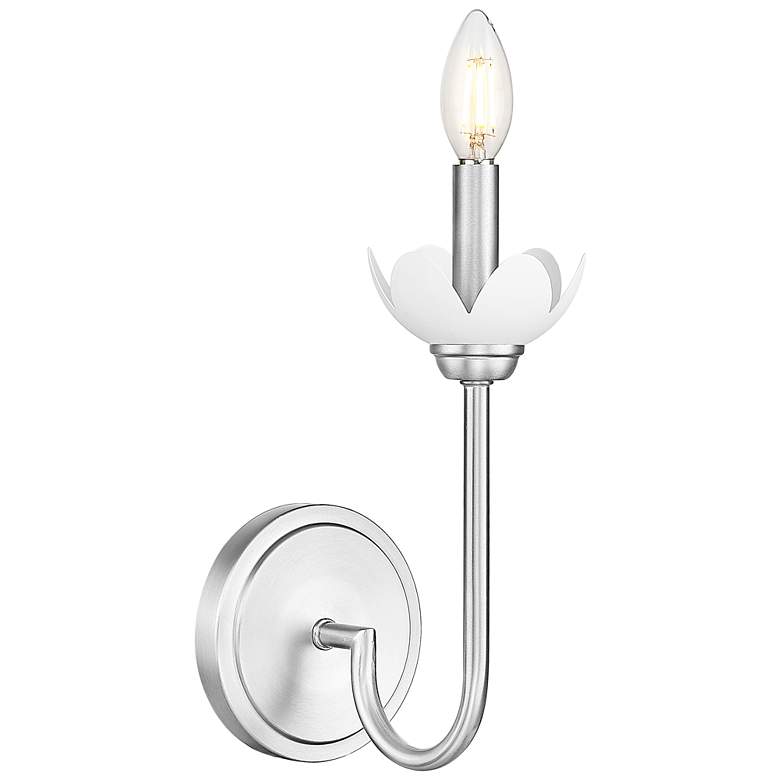 Image 1 Allistair by Z-Lite Brushed Nickel 1 Light Wall Sconce