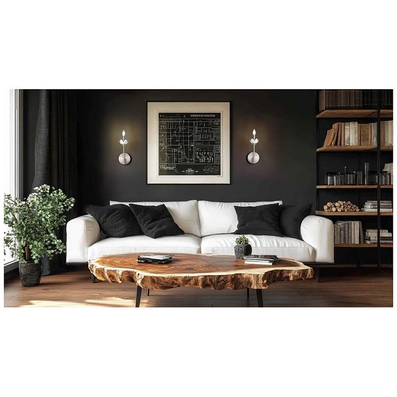 Image 2 Allistair by Z-Lite Brushed Nickel 1 Light Wall Sconce more views