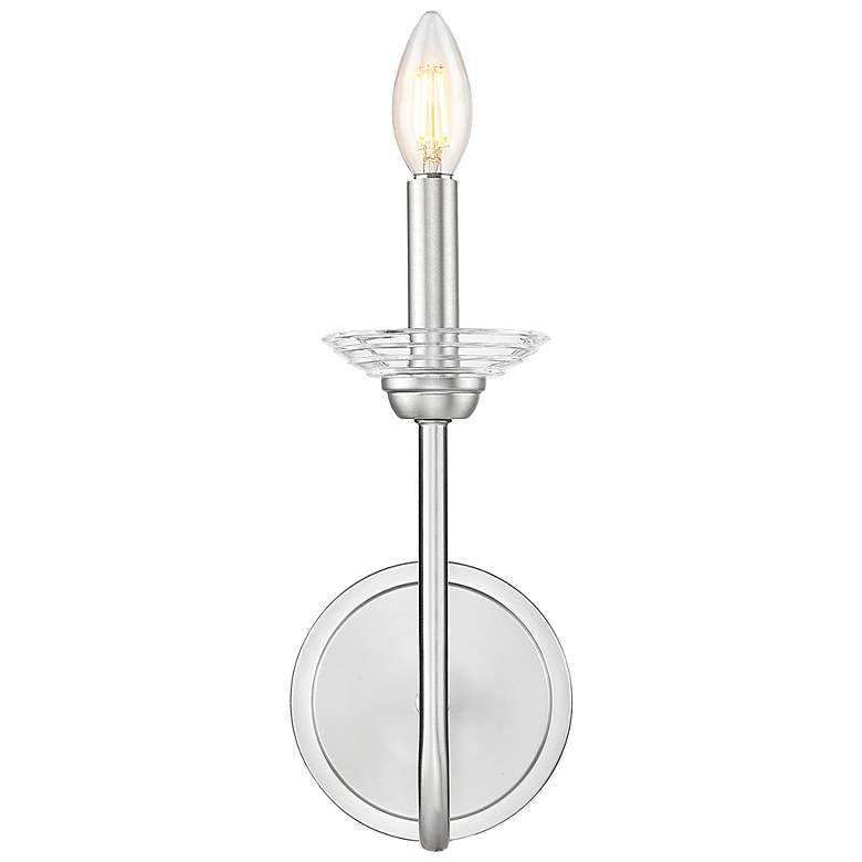Image 4 Allistair by Z-Lite Brushed Nickel 1 Light Wall Sconce more views