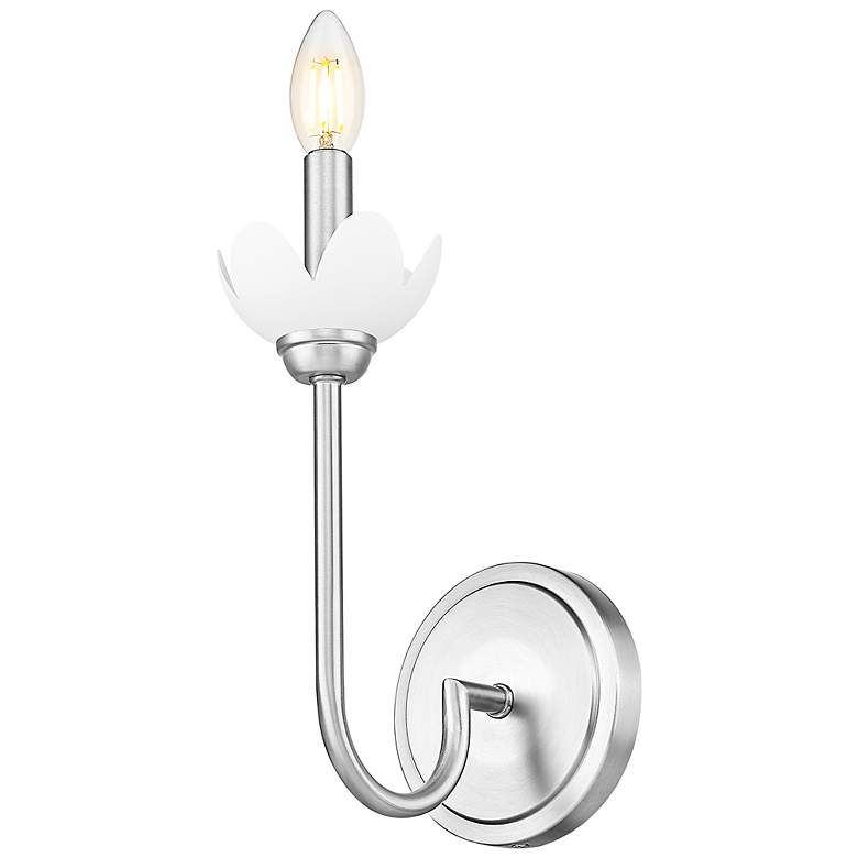 Image 5 Allistair by Z-Lite Brushed Nickel 1 Light Wall Sconce more views