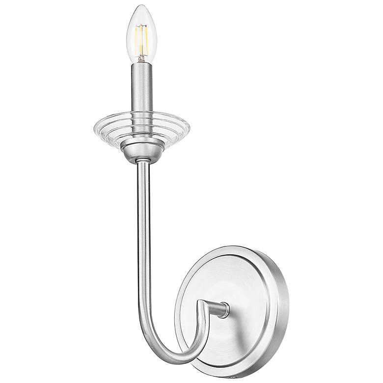 Image 7 Allistair by Z-Lite Brushed Nickel 1 Light Wall Sconce more views