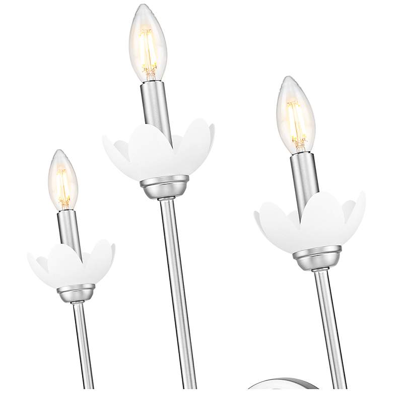 Image 6 Allistair by Z-Lite Brushed Nickel 3 Light Wall Sconce more views