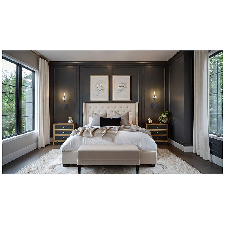 Image 2 Allistair by Z-Lite Matte Black 1 Light Wall Sconce more views