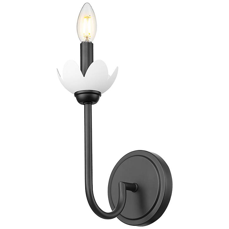 Image 5 Allistair by Z-Lite Matte Black 1 Light Wall Sconce more views
