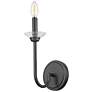 7_Allistair by Z-Lite Matte Black 1 Light Wall Sconce more views