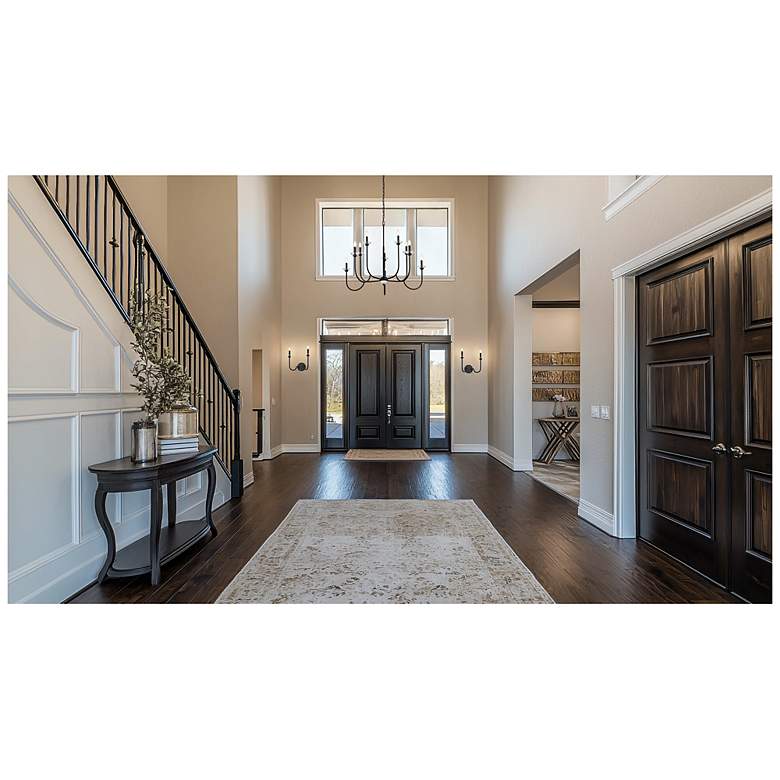 Image 2 Allistair by Z-Lite Matte Black 10 Light Chandelier more views