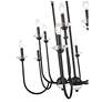6_Allistair by Z-Lite Matte Black 12 Light Linear Chandelier more views