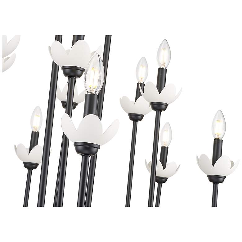 Image 6 Allistair by Z-Lite Matte Black 16 Light Linear Chandelier more views