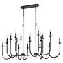 7_Allistair by Z-Lite Matte Black 16 Light Linear Chandelier more views