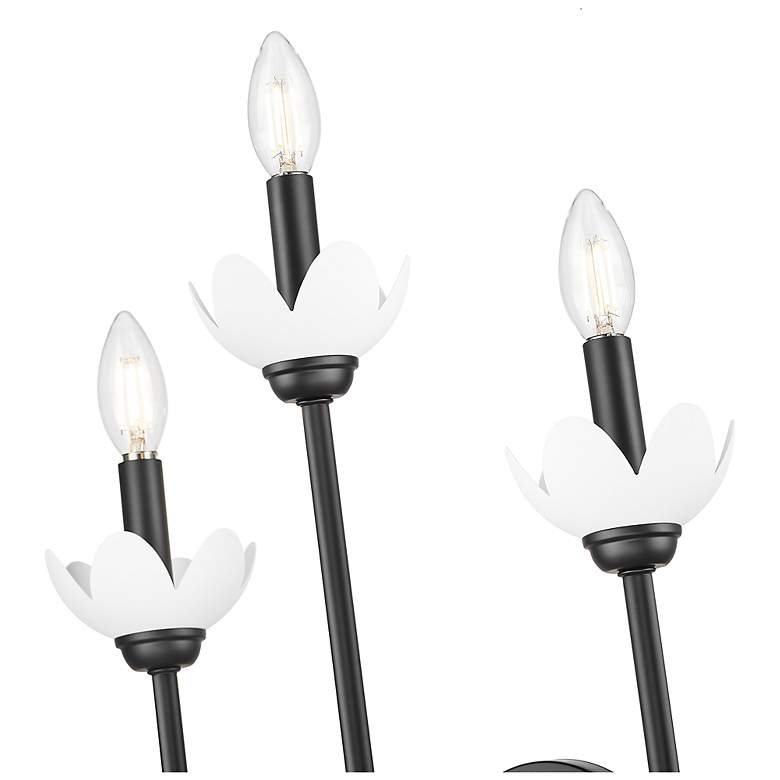 Image 6 Allistair by Z-Lite Matte Black 3 Light Wall Sconce more views