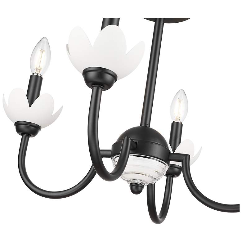 Image 4 Allistair by Z-Lite Matte Black 4 Light Semi Flush Mount more views