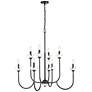 1_Allistair by Z-Lite Matte Black 8 Light Chandelier
