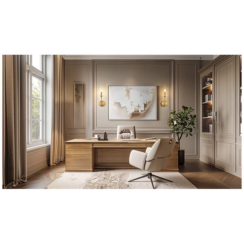 Image 2 Allistair by Z-Lite Modern Gold 1 Light Wall Sconce more views