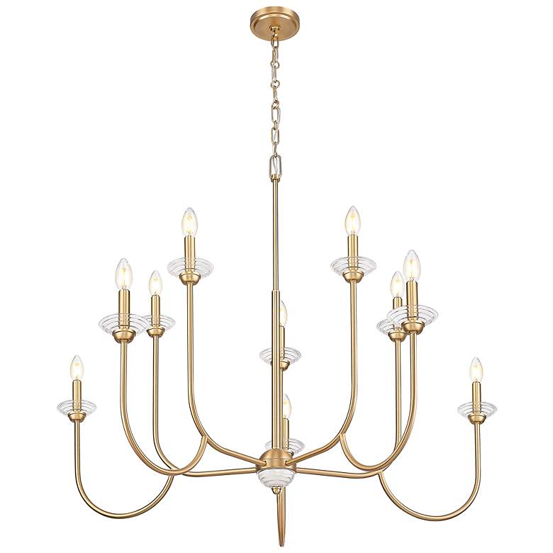 Image 4 Allistair by Z-Lite Modern Gold 10 Light Chandelier more views