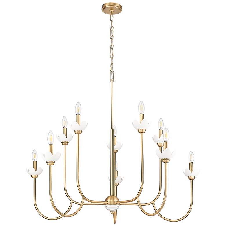 Image 5 Allistair by Z-Lite Modern Gold 10 Light Chandelier more views