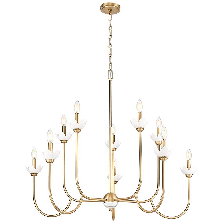 Image 7 Allistair by Z-Lite Modern Gold 10 Light Chandelier more views