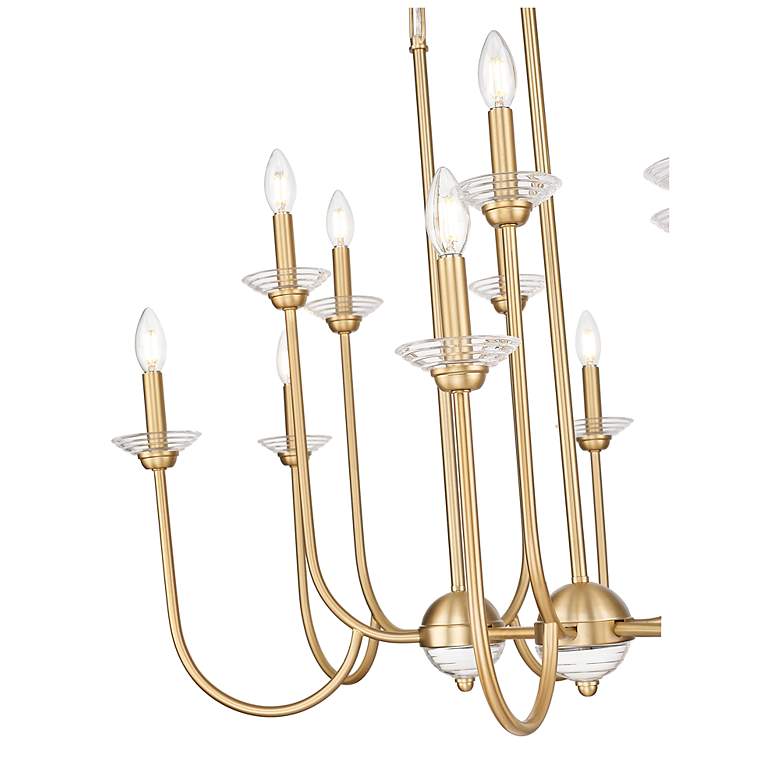 Image 6 Allistair by Z-Lite Modern Gold 12 Light Linear Chandelier more views
