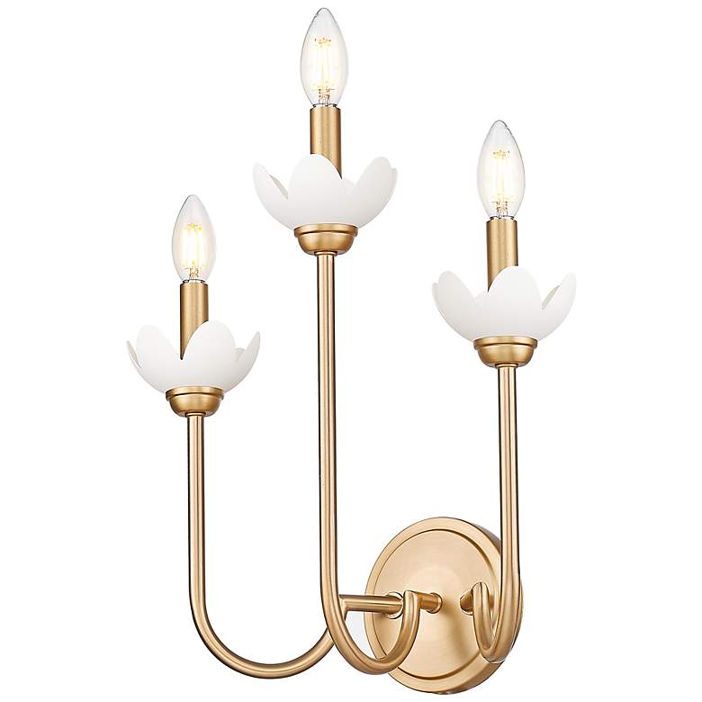 Image 5 Allistair by Z-Lite Modern Gold 3 Light Wall Sconce more views