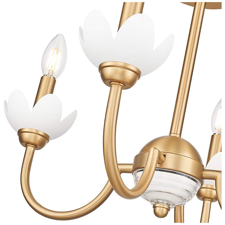 Image 4 Allistair by Z-Lite Modern Gold 4 Light Semi Flush Mount more views