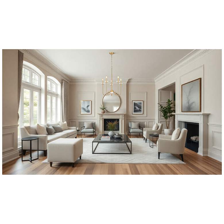 Image 3 Allistair by Z-Lite Modern Gold 5 Light Chandelier more views