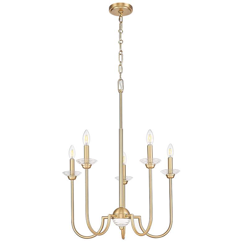 Image 7 Allistair by Z-Lite Modern Gold 5 Light Chandelier more views