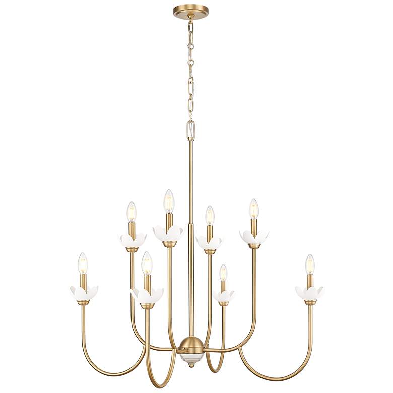 Image 1 Allistair by Z-Lite Modern Gold 8 Light Chandelier
