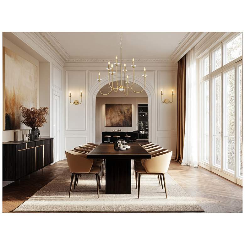 Image 3 Allistair by Z-Lite Modern Gold 8 Light Chandelier more views