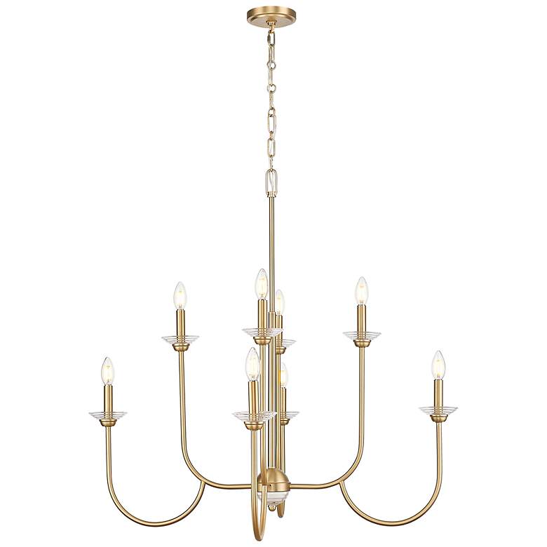 Image 4 Allistair by Z-Lite Modern Gold 8 Light Chandelier more views
