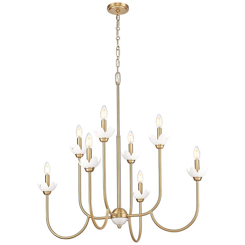 Image 5 Allistair by Z-Lite Modern Gold 8 Light Chandelier more views