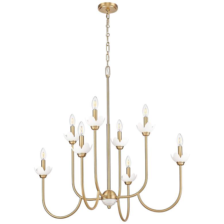Image 7 Allistair by Z-Lite Modern Gold 8 Light Chandelier more views