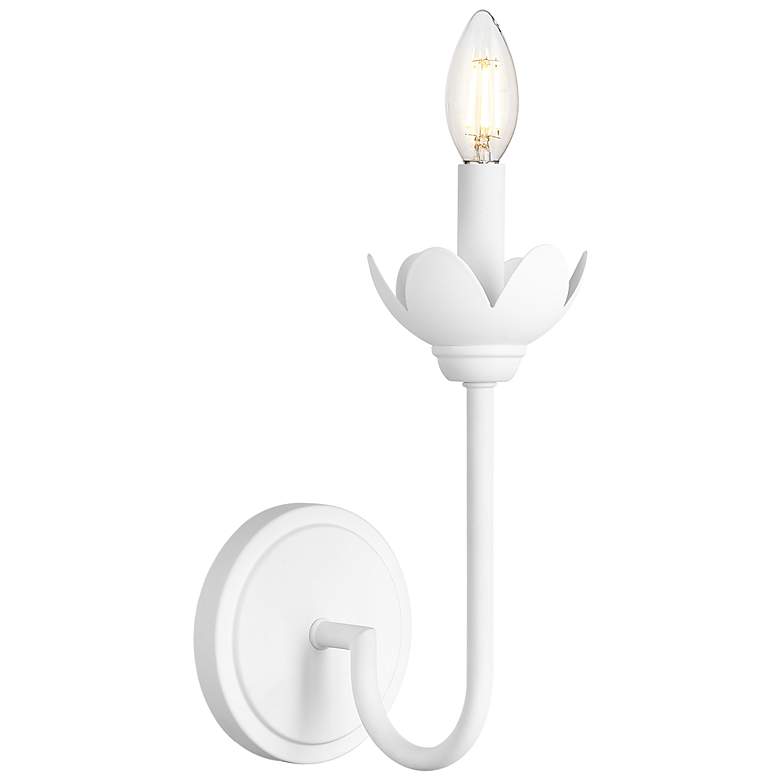 Image 1 Allistair by Z-Lite Textured White 1 Light Wall Sconce