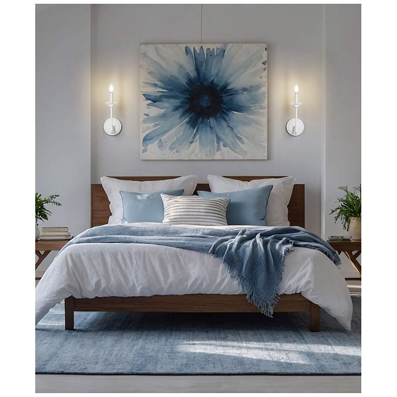 Image 2 Allistair by Z-Lite Textured White 1 Light Wall Sconce more views