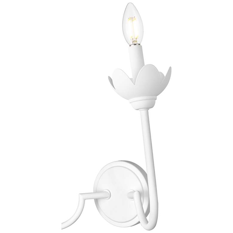 Image 6 Allistair by Z-Lite Textured White 2 Light Wall Sconce more views