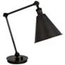 1_Alloy 10.25" High Deep Patina Bronze Table Lamp