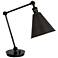 Alloy 10.25" High Deep Patina Bronze Table Lamp