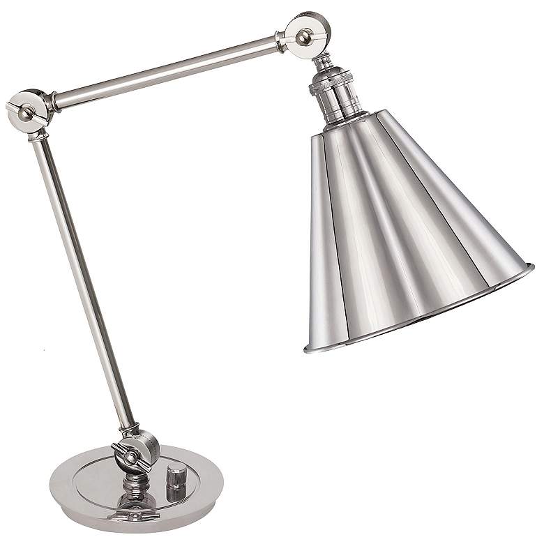 Image 1 Alloy 10.25" High Polished Nickel Table Lamp